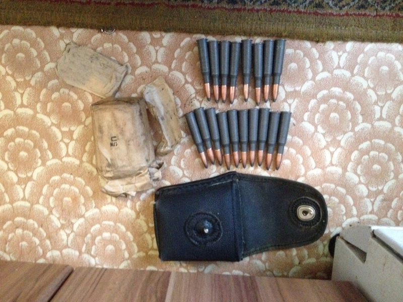 Изъятые боеприпасы
