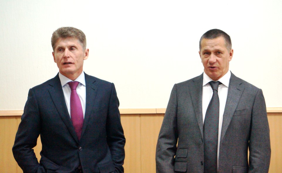 Олег Кожемяко и Юрий Трутнев