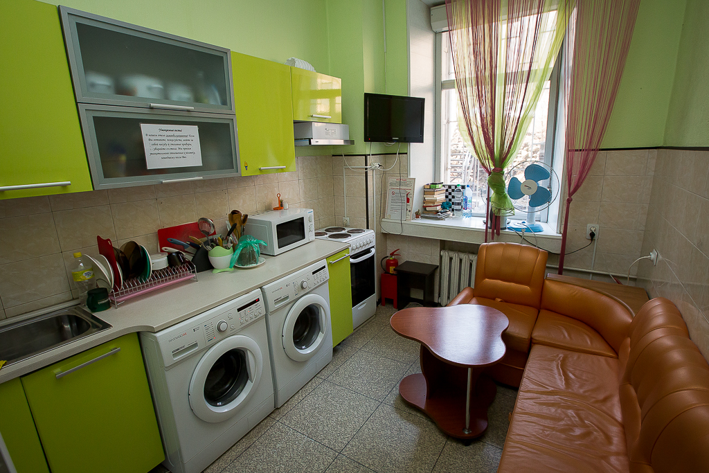 Кухня хостела Optimum