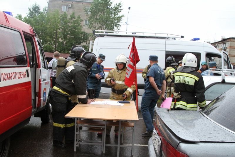 штаб пожаротушения