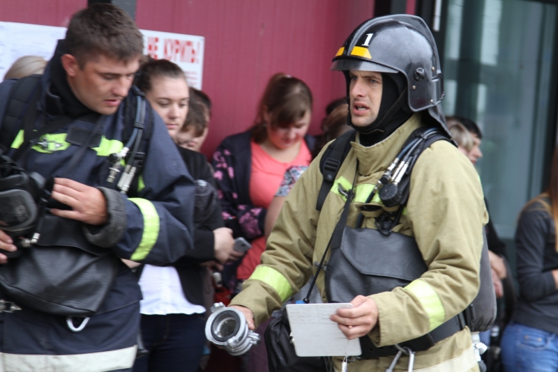 Работа пожарных