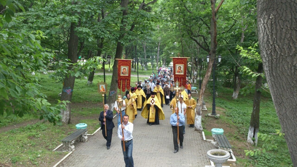 Крестный ход Предоставлено очевидцем