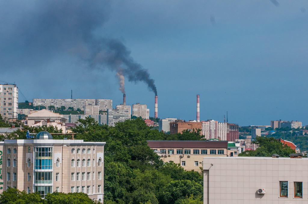 ТЭЦ и котельные Владивостока активно "дымят" углем и газом