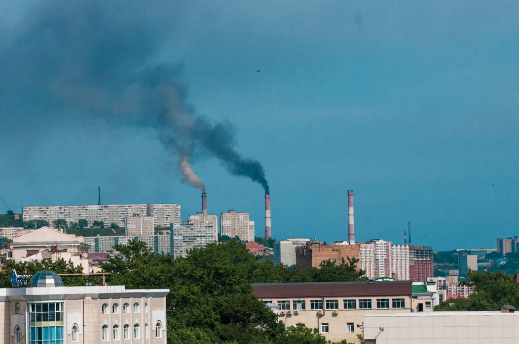 ТЭЦ и котельные Владивостока активно "дымят" углем и газом Юлия Никитина РИА PrimaMedia