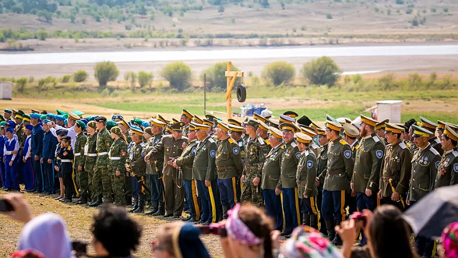 На мероприятие съехались представители всего республиканского казачества