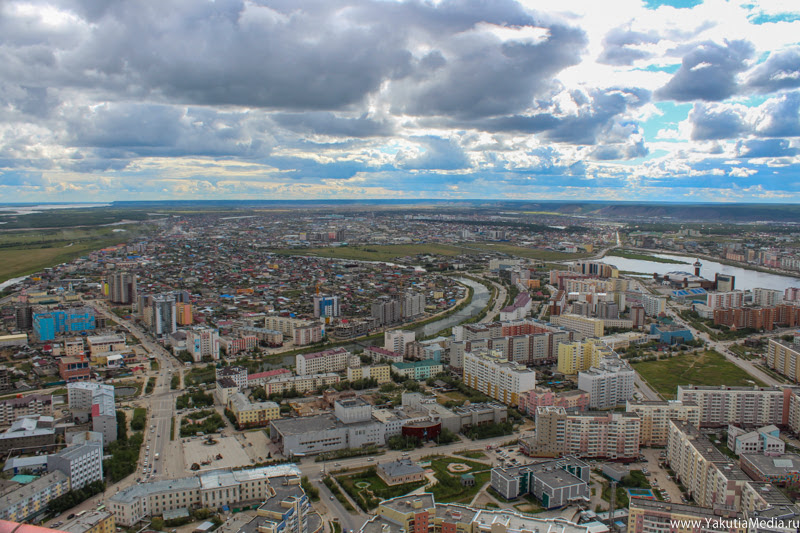 Студенческий городок СВФУ и микрорайон "Залог"