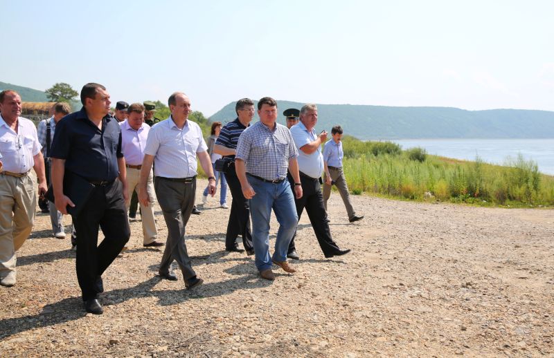 Рабочая поездка Александра Левинталя в Облученский район