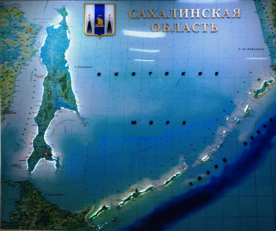 Карта Сахалинской области Петр Цырендоржиев, SakhalinMedia