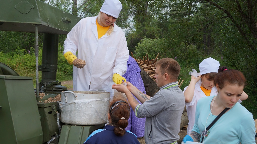 Каша для гостей