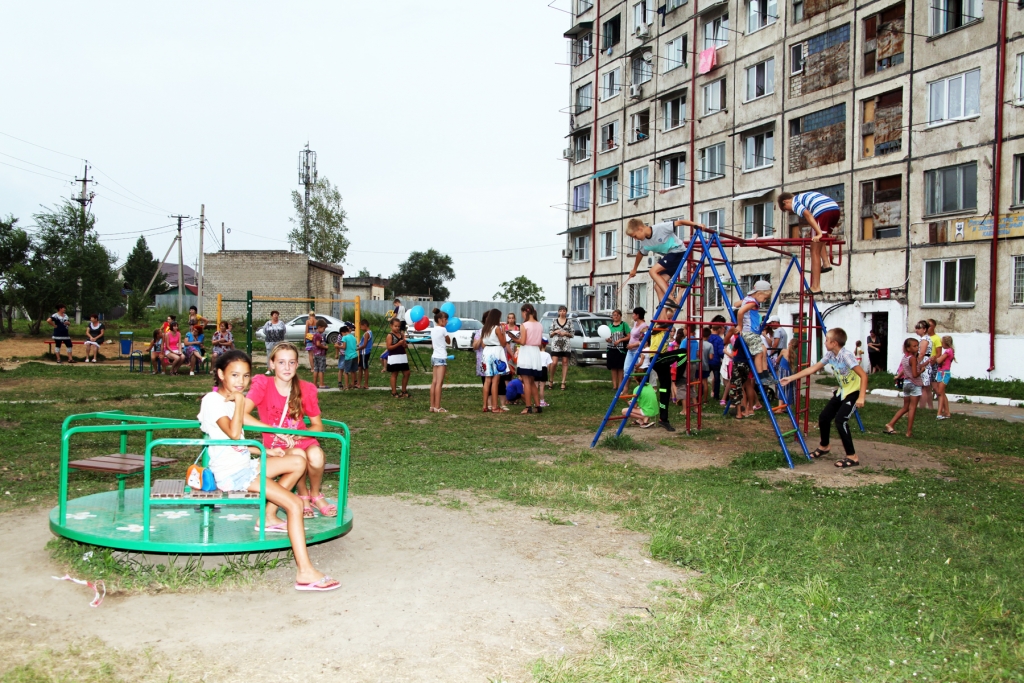 Детская площадка в Лесозаводске