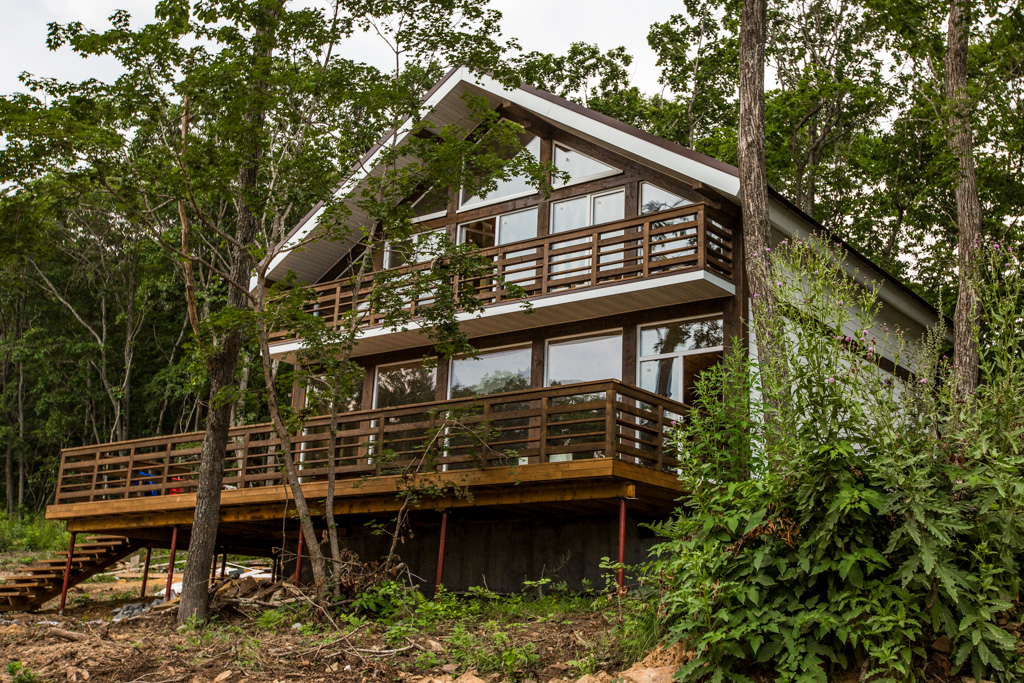 Построенный по технологии фахверк дом площадью 170 кв. метров, выставлен на продажу