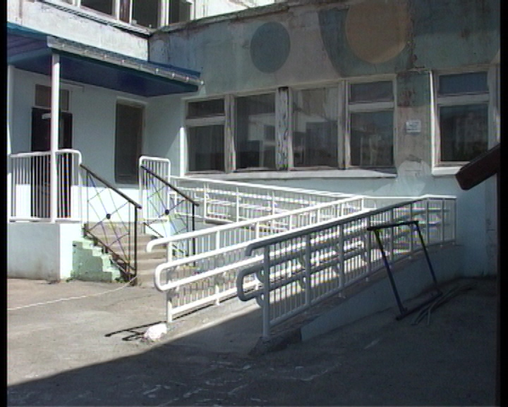 Садик посещают "особые" дети, для них организовали пандус