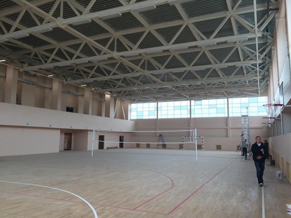 Первый корпус вместит в себе универсальный спортивный зал