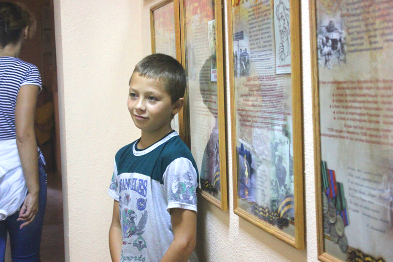 Воспитанники лагеря Спартанец