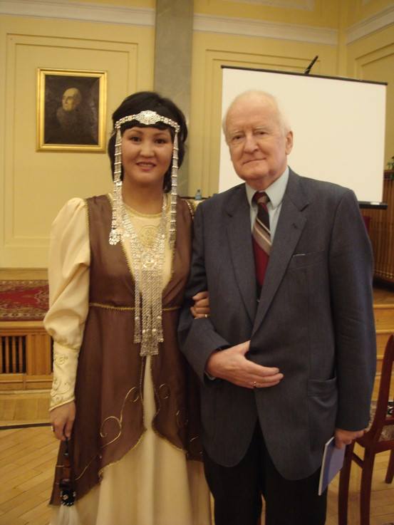 С профессором Анджеем Серошевским - внуком этнографа Вацлава Серошевского