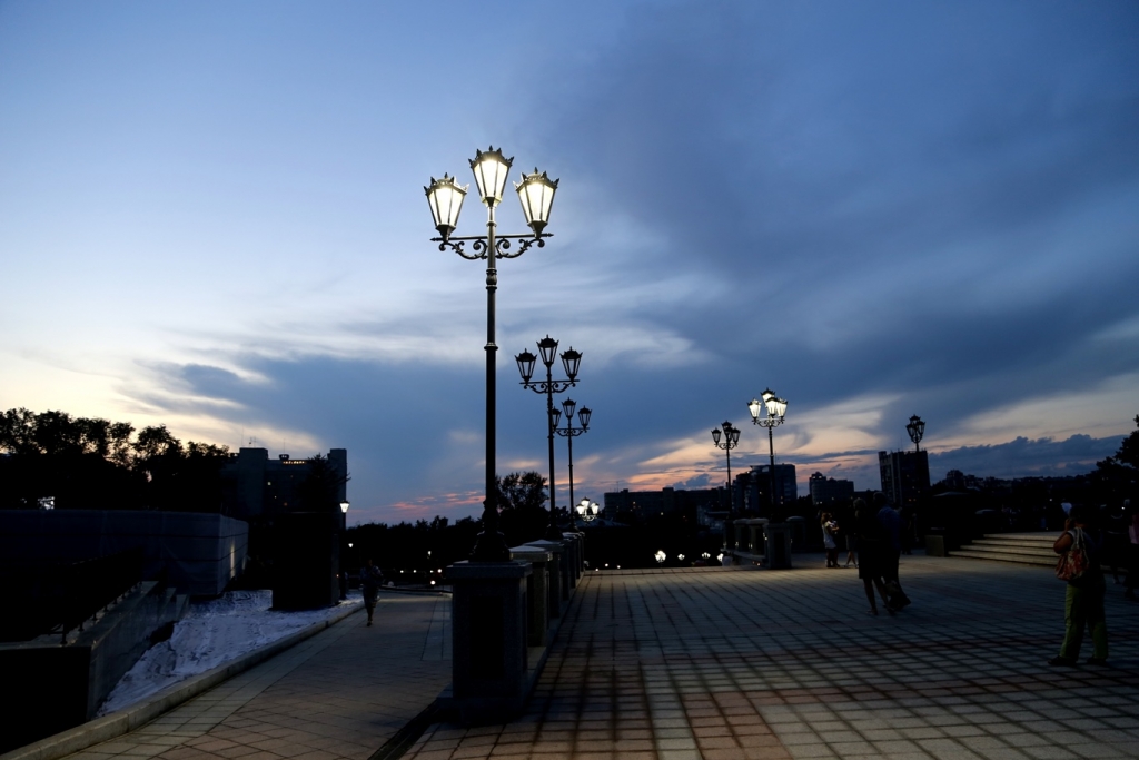 Открывшаяся площадь "Город воинской славы" стала популярнейшим местом у хабаровчан