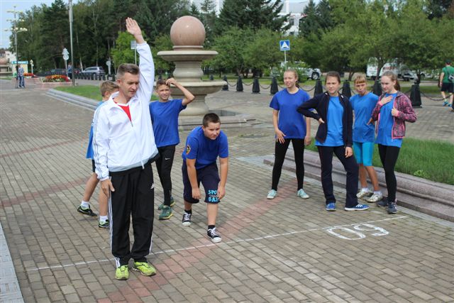 Акция по сдаче норм ГТО прошла в Биробиджане