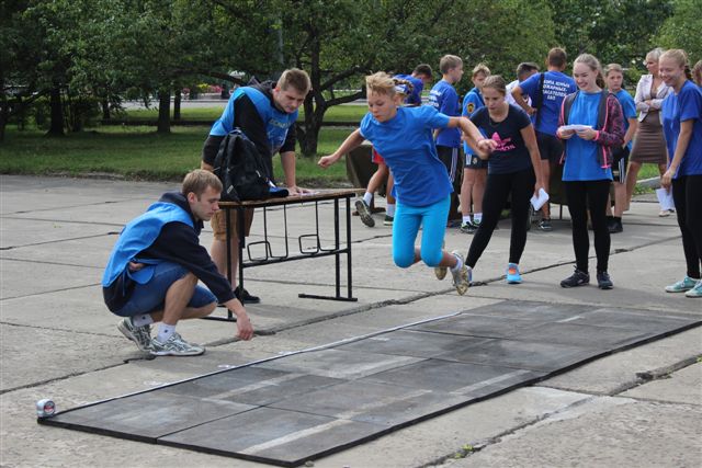 Акция по сдаче норм ГТО прошла в Биробиджане