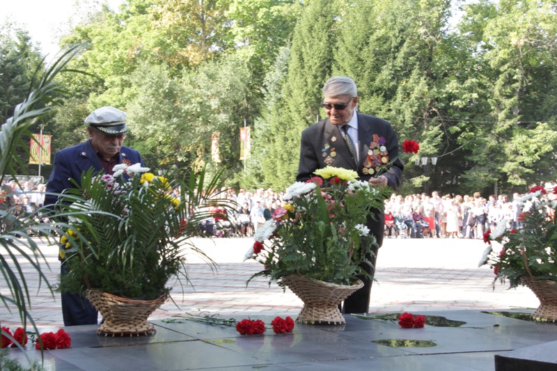 Митинг, посвященный 70-летию со дня окончания Второй мировой войны, прошел в Биробиджане