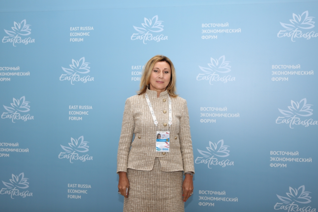 Эльмира Глубоковская на Восточном экономическом форуме во Владивостоке