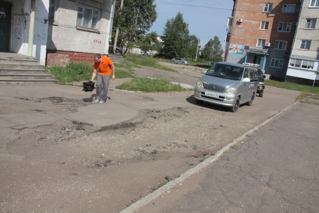 Качество дорог в Биробиджане оценили эксперты ОНФ