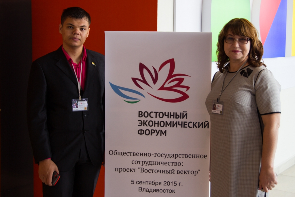 А. Музыка и Н. Матиенко на ВЭФ