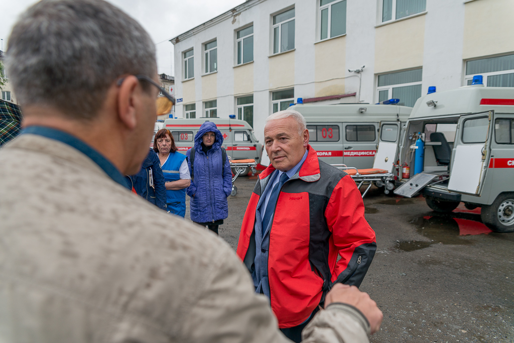 Владимир Печеный поговорил с водителями автомобилей