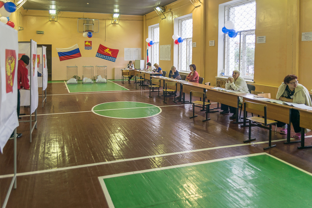 Избирательный участок в школе №4