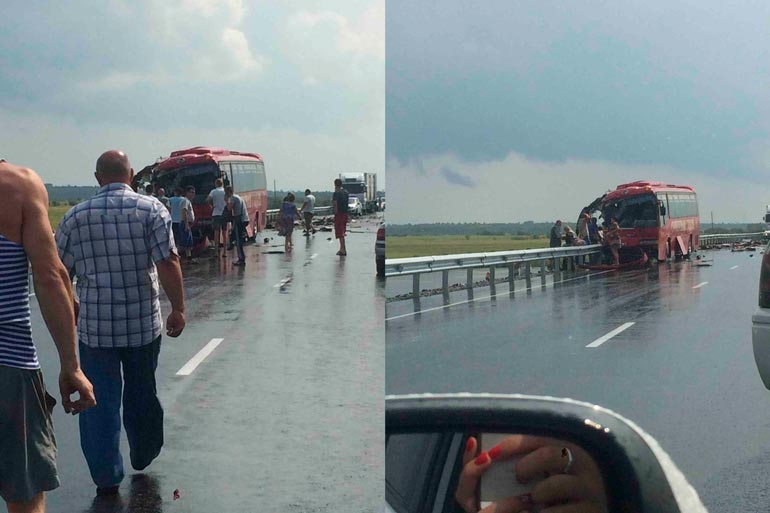 ДТП на трассе Комсомольск-Хабаровск