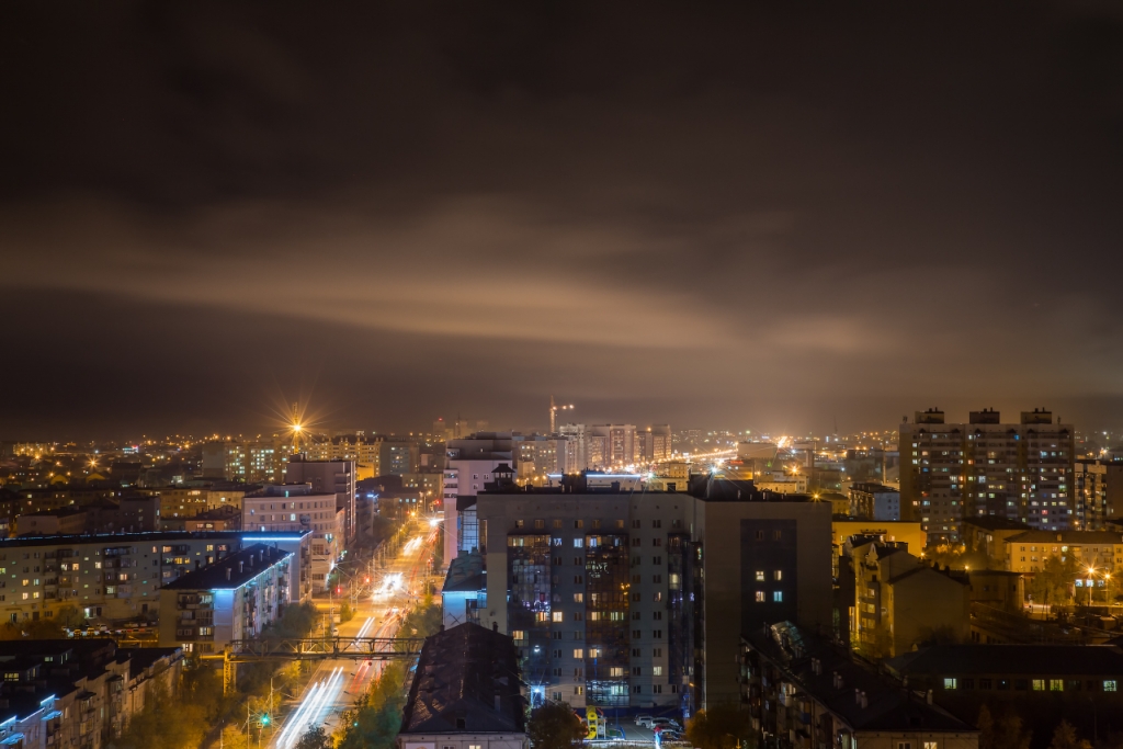 Ночной Якутск