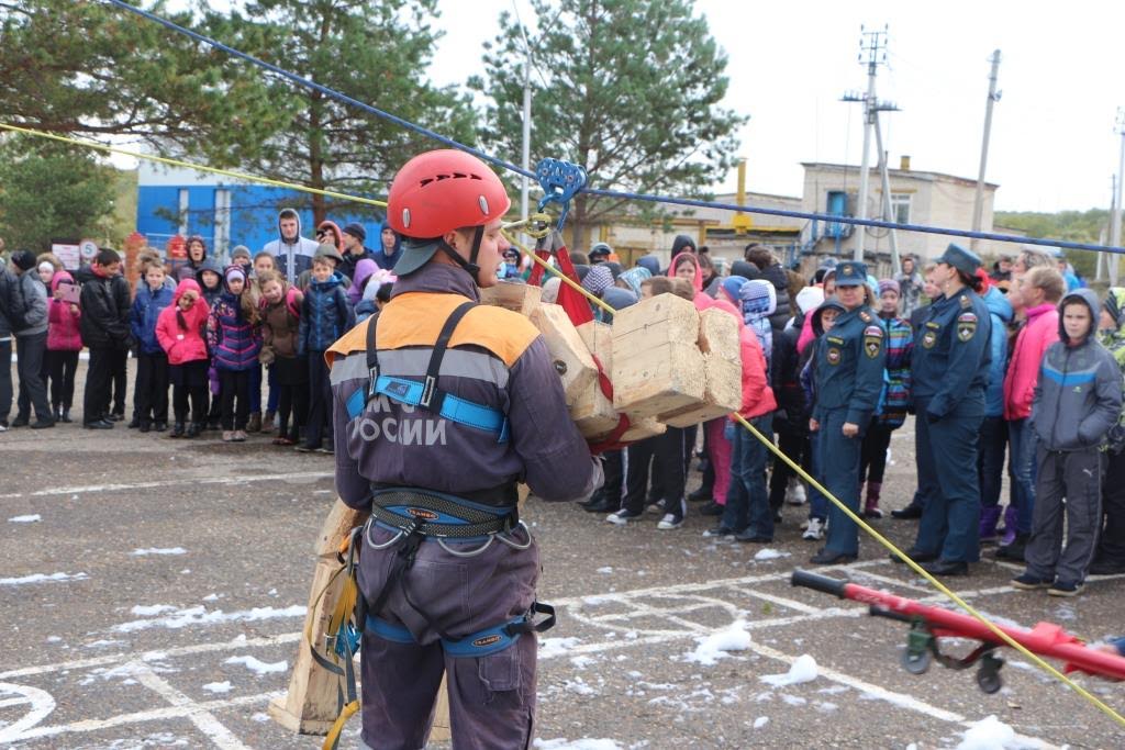 Открытый урок для учеников Хабаровского края провели спасатели Амурского центра МЧ