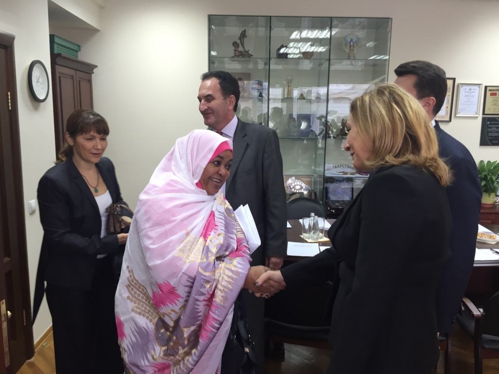 Эльмира Глубоковская и госпожа Хаят Ахмед Ильмахи