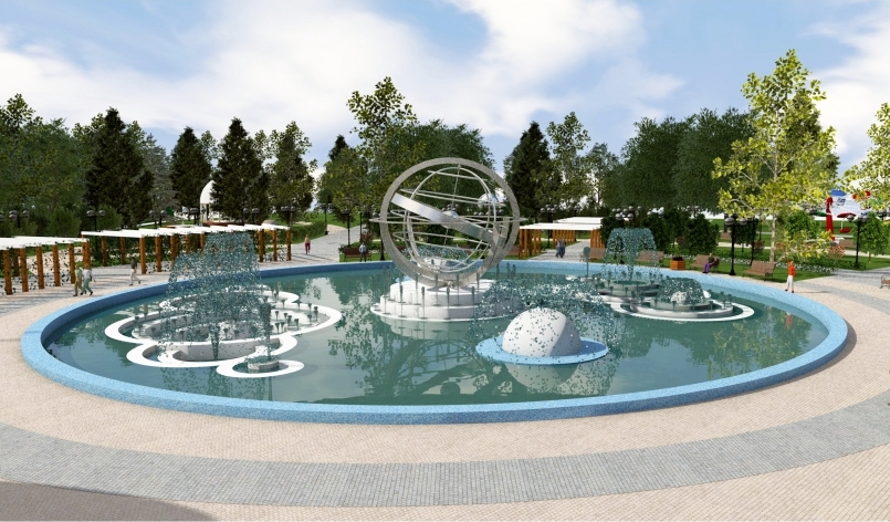 Эскиз предоставлено администрацией парка