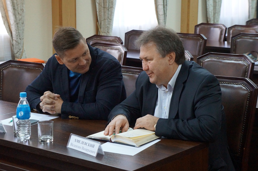 Михаил Будько и Валентин Хмелевский