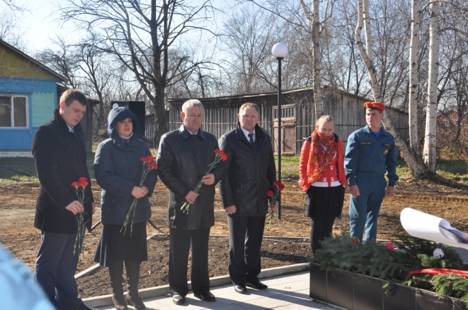 "Сквер памяти" открылся в селе Киинск Хабаровского края