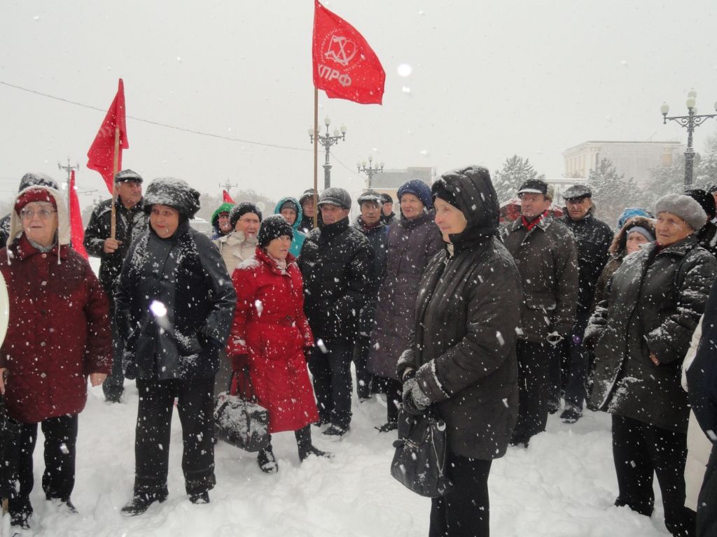 митинг на Комсомольской площади Юлия Рудакова