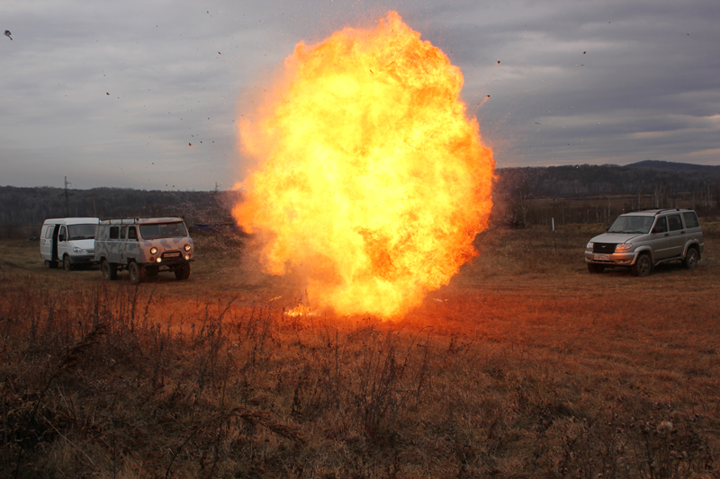 Экскурсия на полигон СОБР