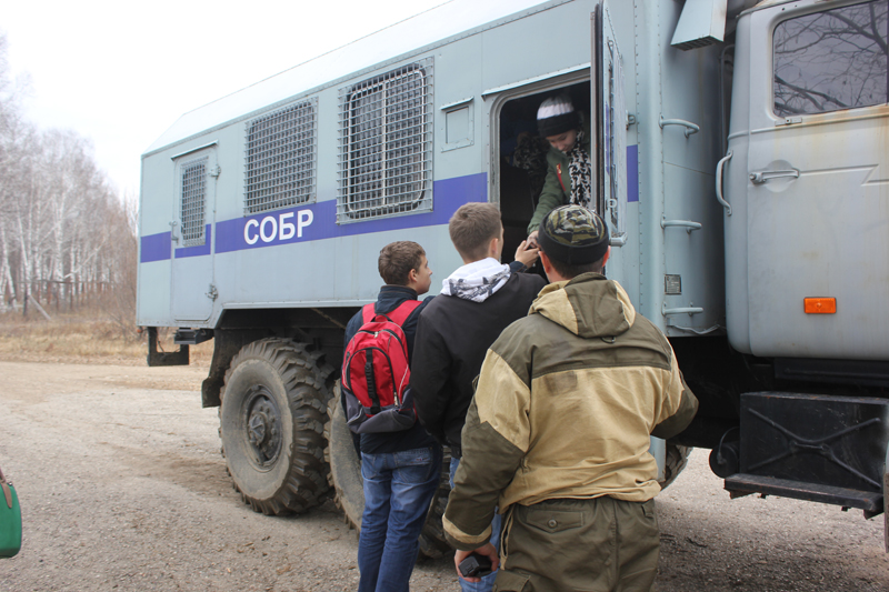 Экскурсия на полигон СОБР