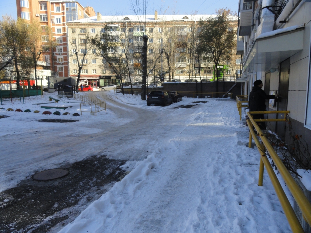 Общество слепых в Хабаровске направили по скользкой дорожке