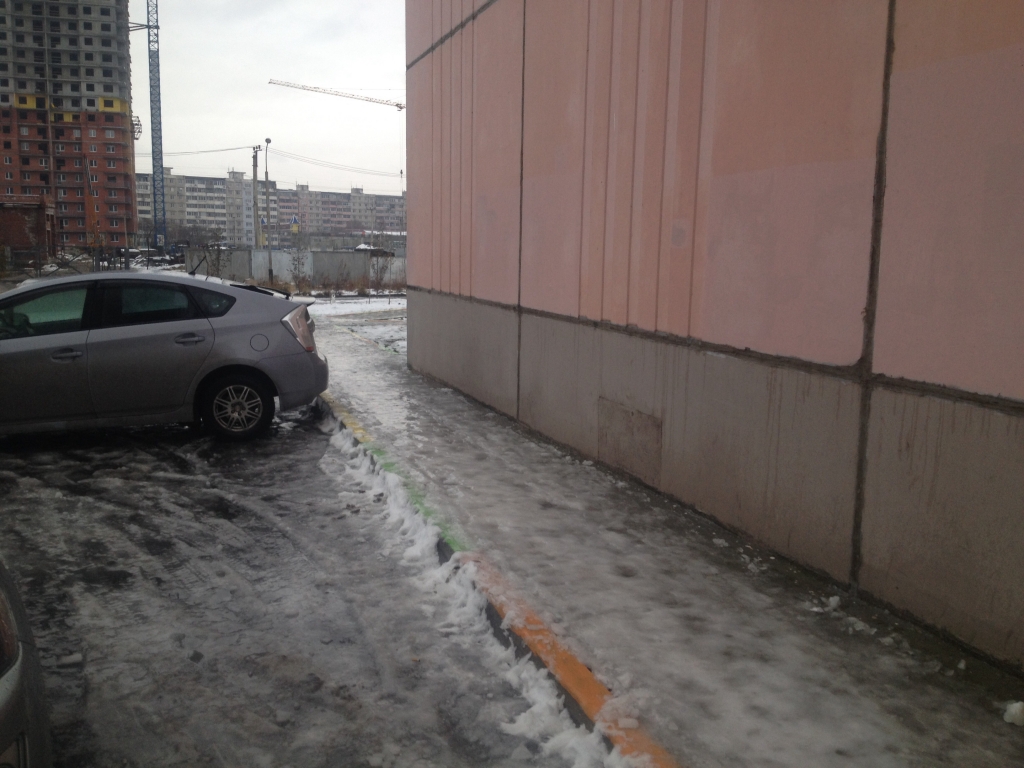 Гололед в Хабаровске