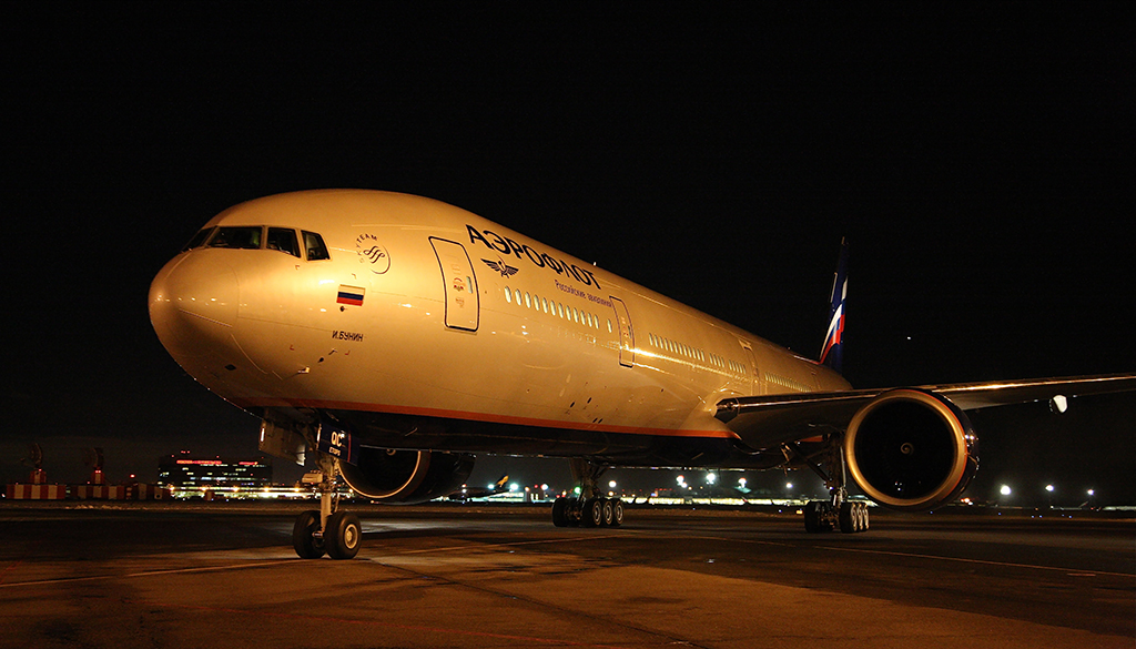 Boeing-777 сайт компании "Аэрофлот"