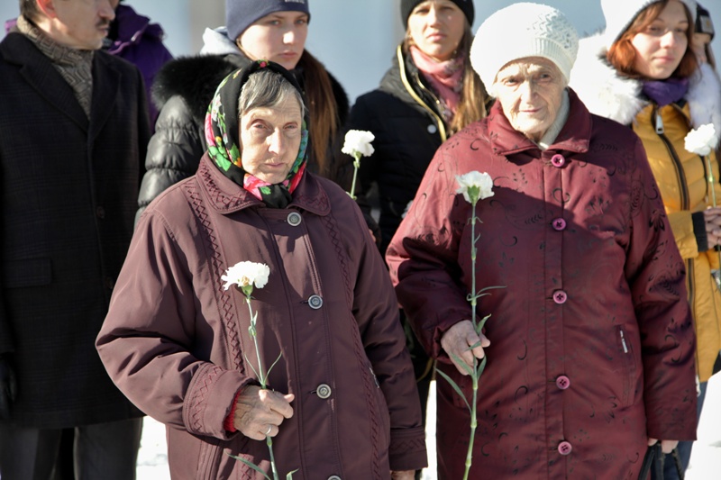 Митинг в Биробиджане, посвященный памяти жертв политических репрессий