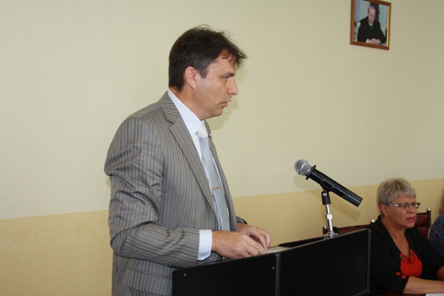 Алексей Хомченко на заседании гордумы