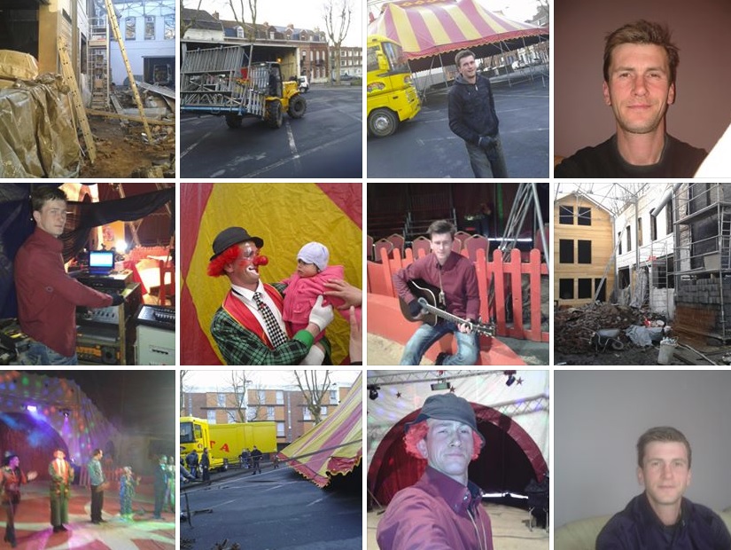 Одним из мест работы Нарушевича был европейский цирк