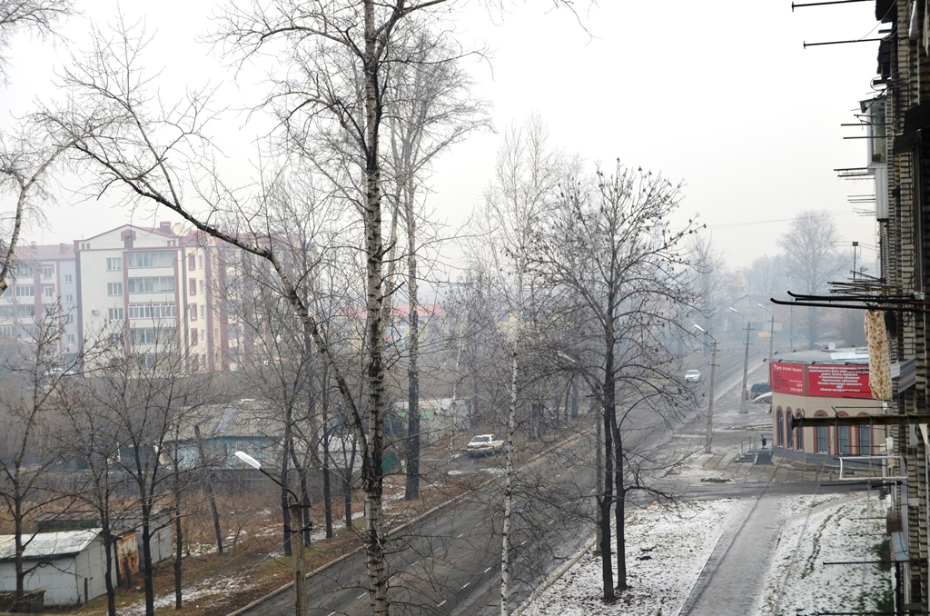 Смог в Биробиджане