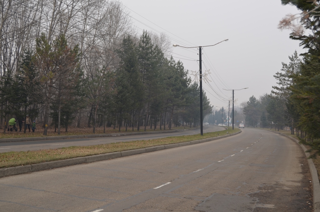 Задымленность от пожаров в Китае