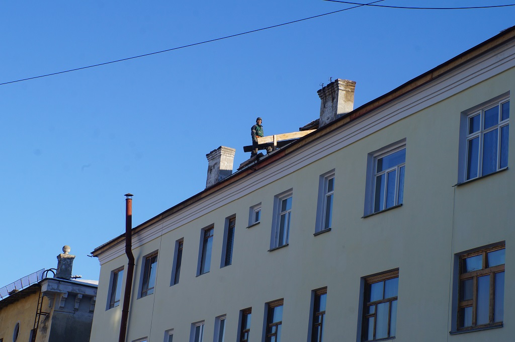 Работы на крыше