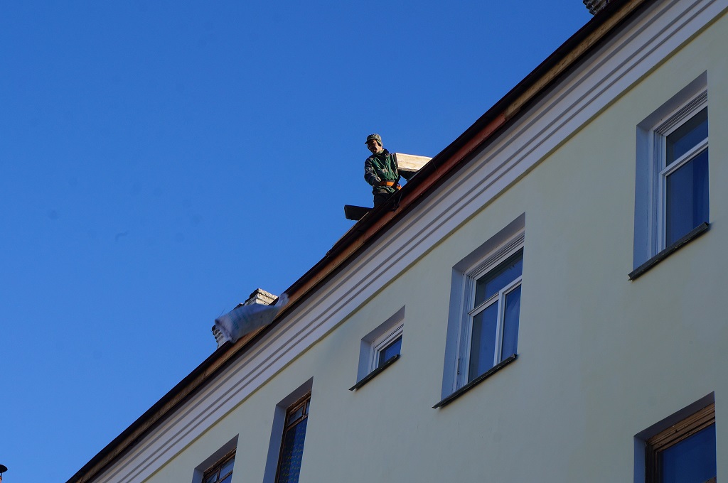 Работы на крыше