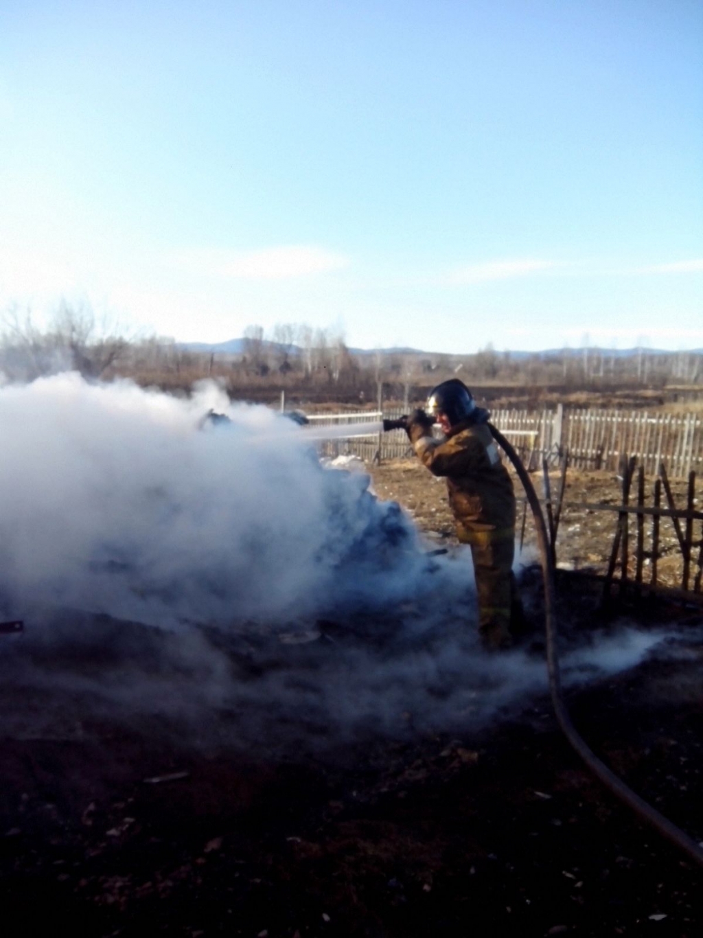 Пламя удалось ликвидировать