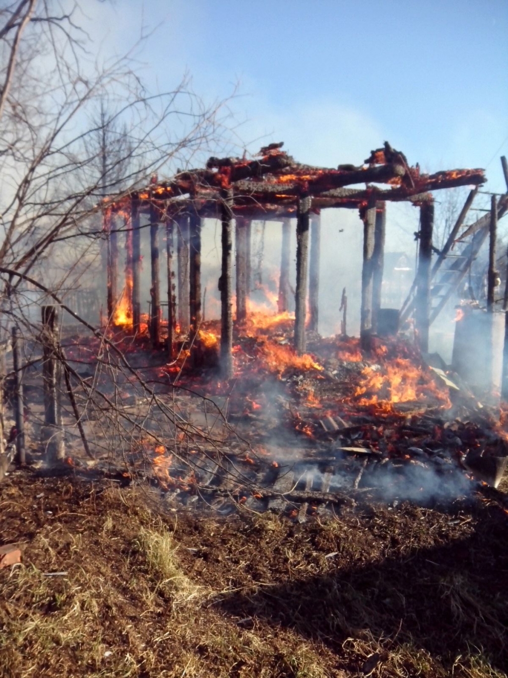 Всего сгорело 25 подобных строений в 2015-ом году